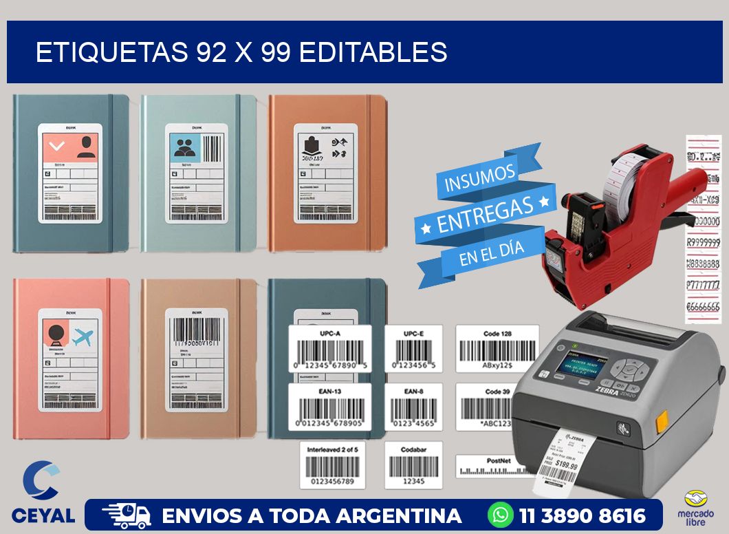 ETIQUETAS 92 x 99 EDITABLES