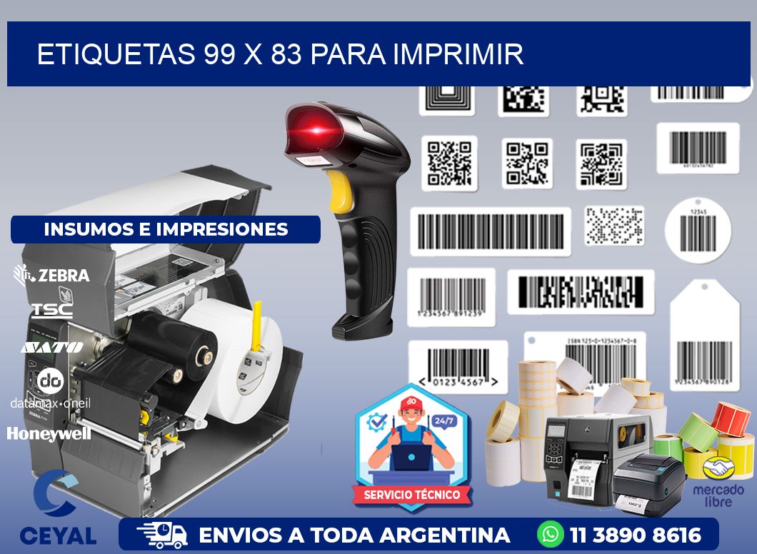 ETIQUETAS 99 x 83 PARA IMPRIMIR