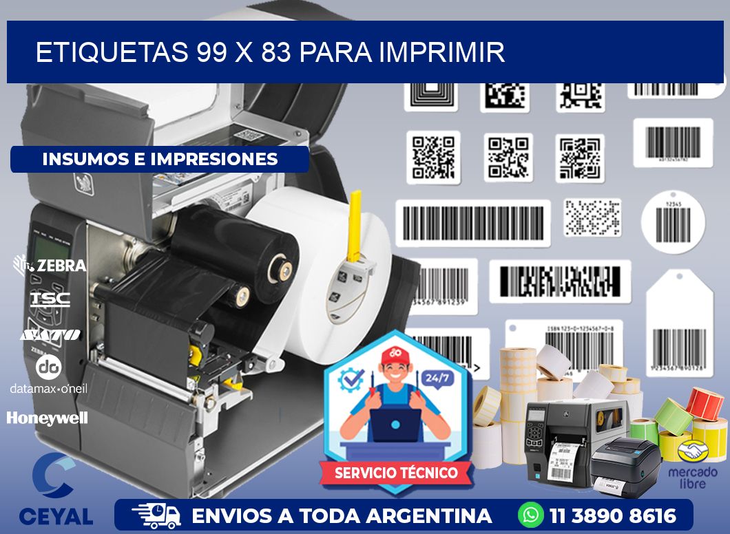 ETIQUETAS 99 x 83 PARA IMPRIMIR