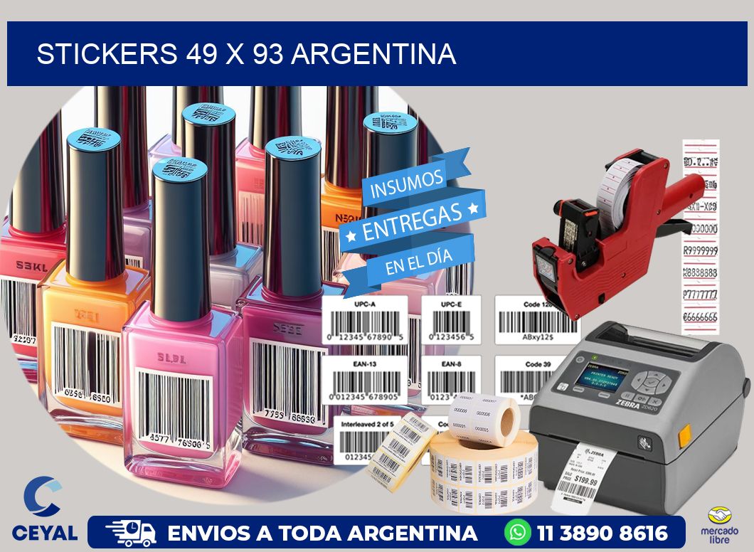 STICKERS 49 x 93 ARGENTINA