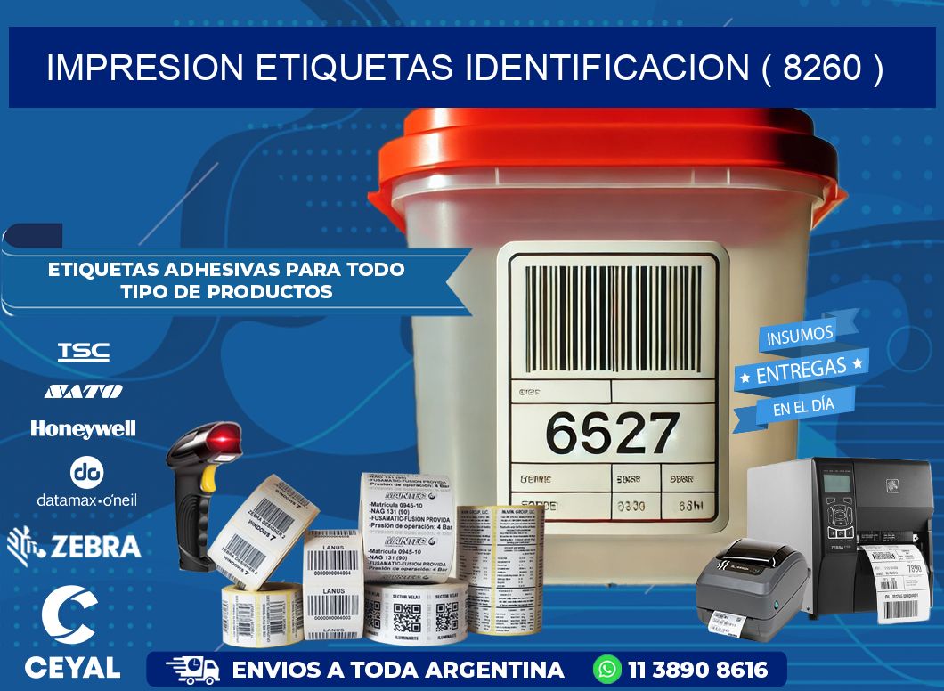 impresion etiquetas identificacion ( 8260 )