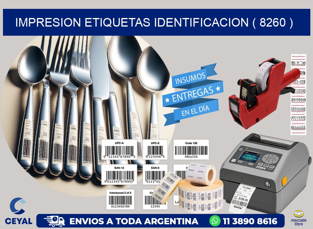 impresion etiquetas identificacion ( 8260 )
