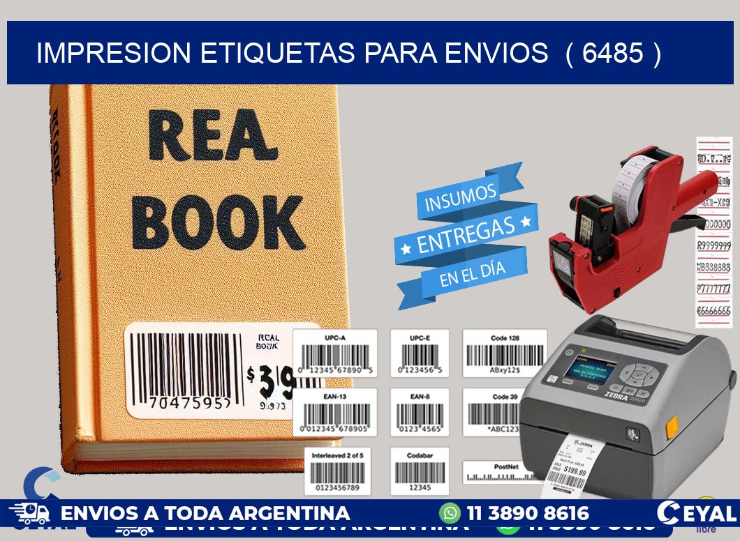 impresion etiquetas para envios  ( 6485 )