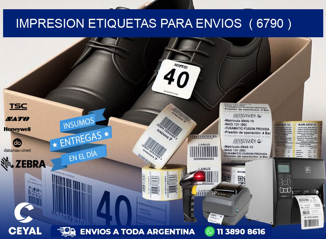 impresion etiquetas para envios  ( 6790 )