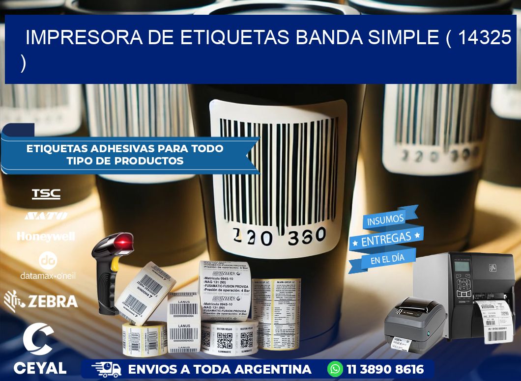 impresora de etiquetas banda simple ( 14325 )