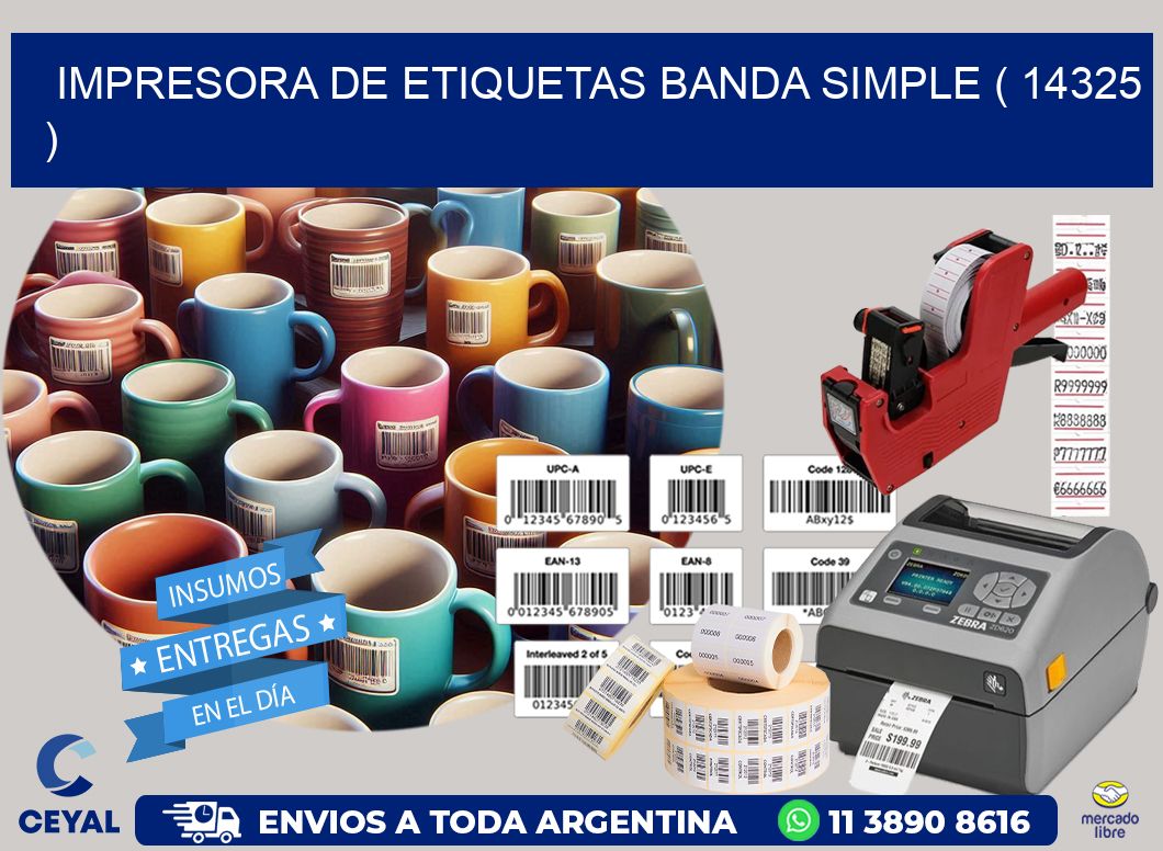 impresora de etiquetas banda simple ( 14325 )