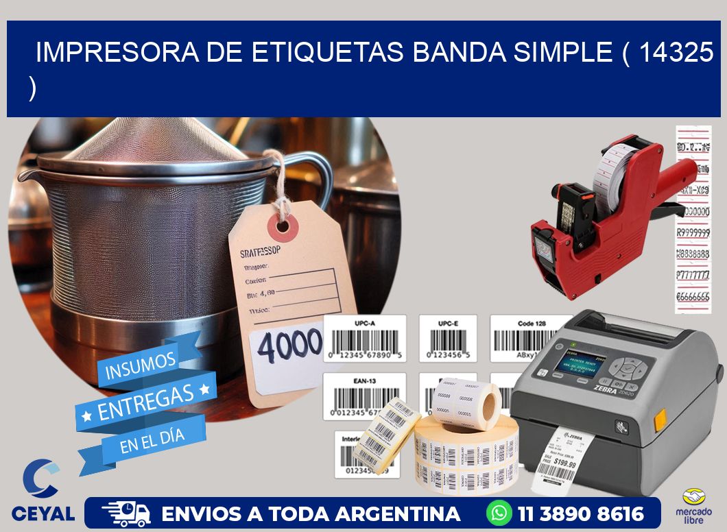 impresora de etiquetas banda simple ( 14325 )