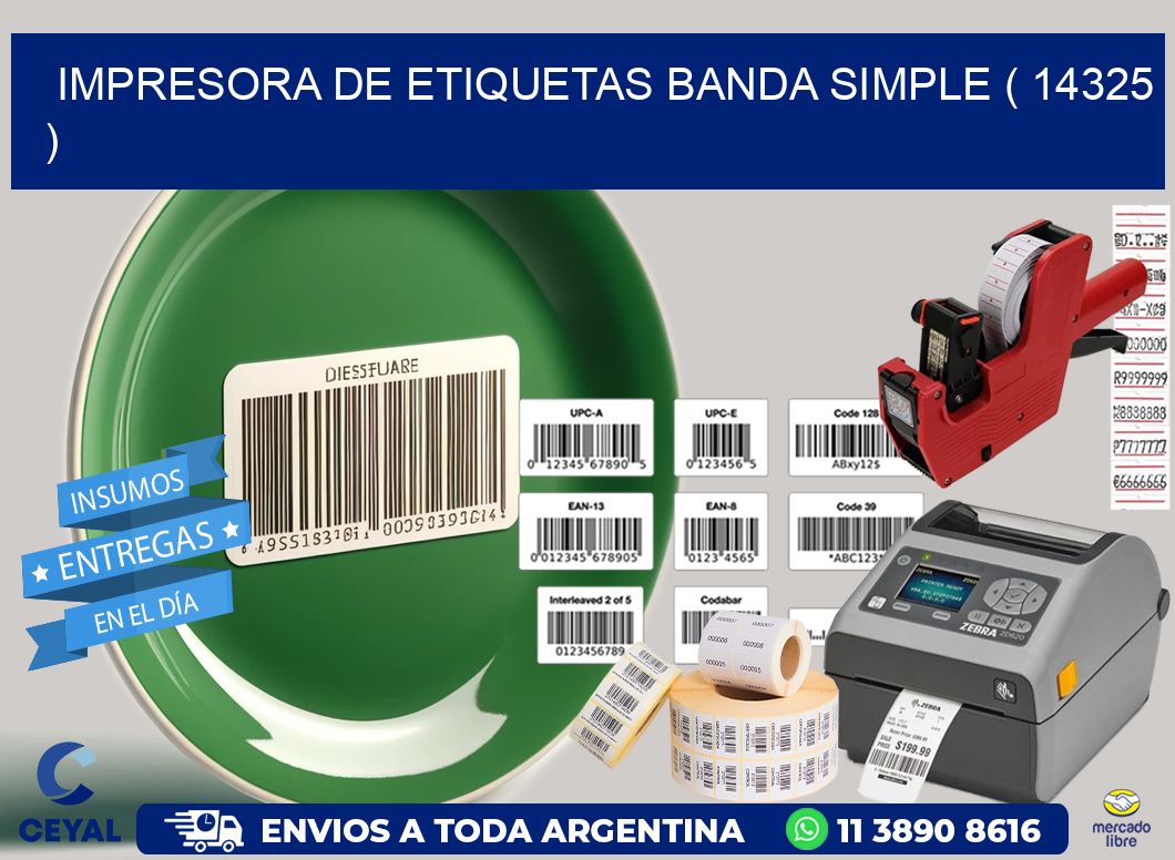 impresora de etiquetas banda simple ( 14325 )