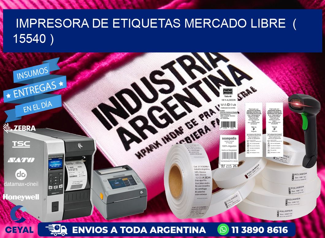 impresora de etiquetas mercado libre  ( 15540 )