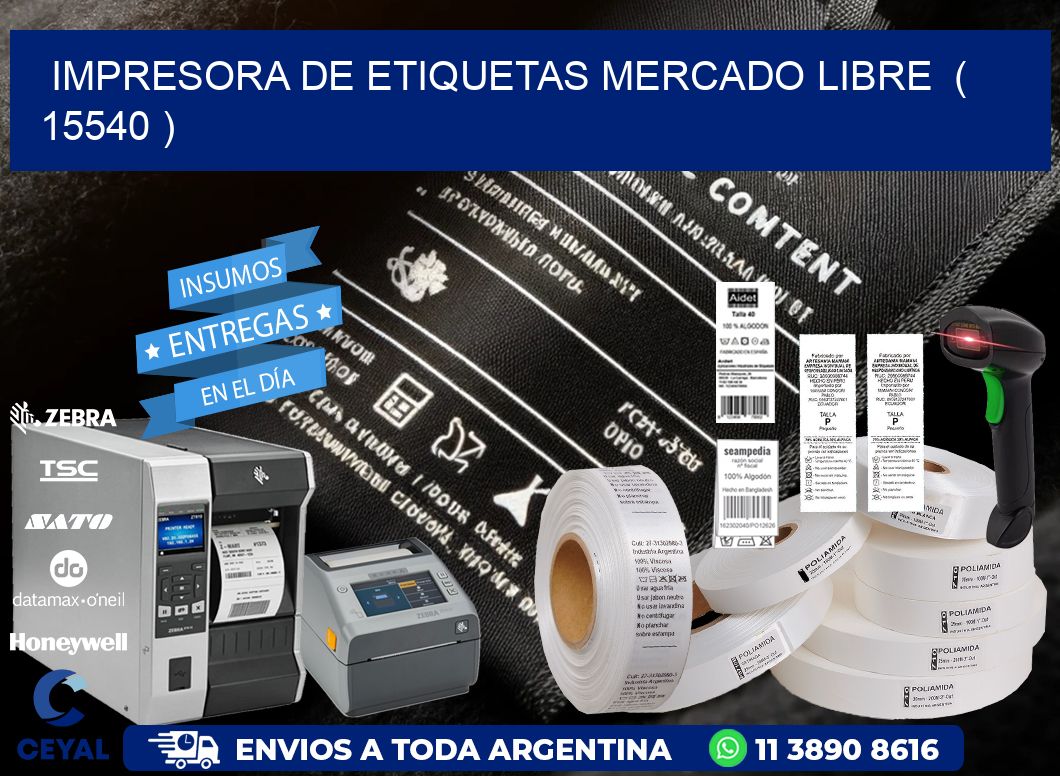 impresora de etiquetas mercado libre  ( 15540 )