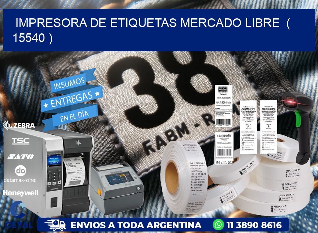 impresora de etiquetas mercado libre  ( 15540 )
