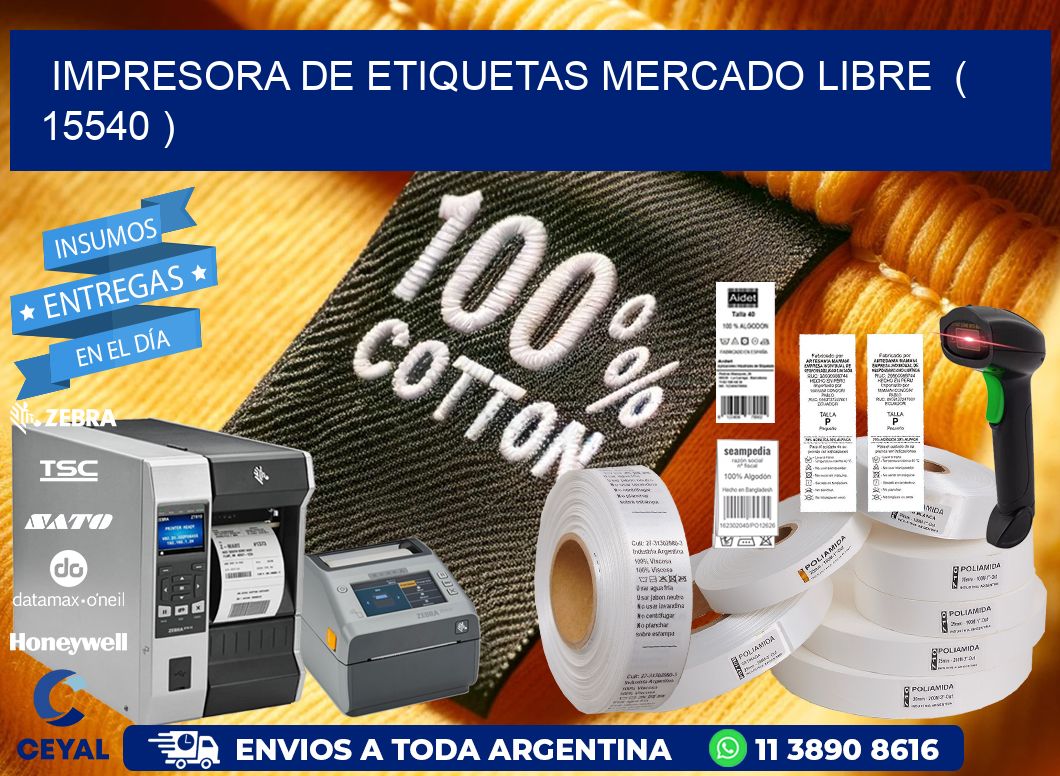 impresora de etiquetas mercado libre  ( 15540 )