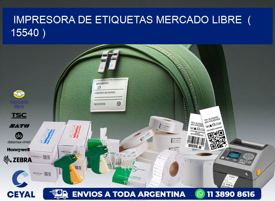 impresora de etiquetas mercado libre  ( 15540 )