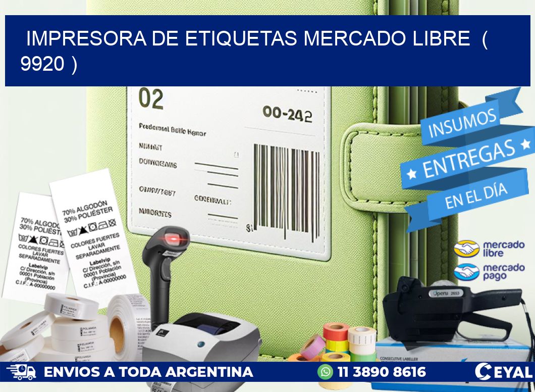 impresora de etiquetas mercado libre  ( 9920 )