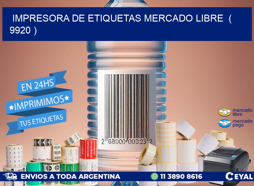 impresora de etiquetas mercado libre  ( 9920 )