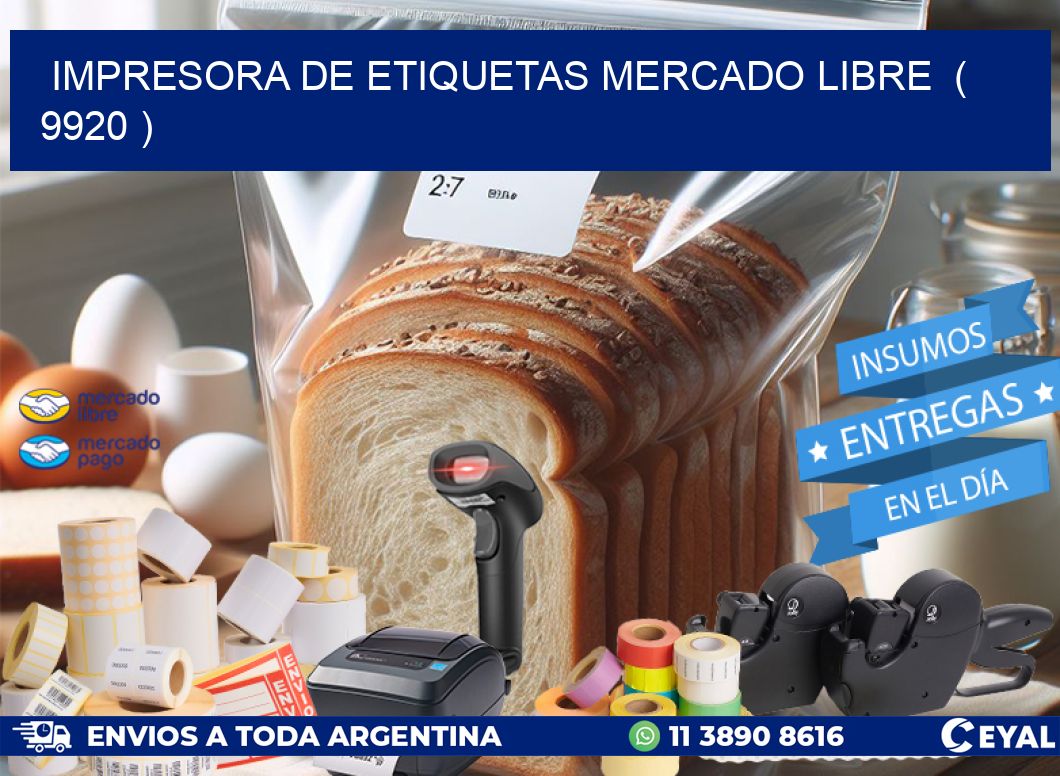 impresora de etiquetas mercado libre  ( 9920 )