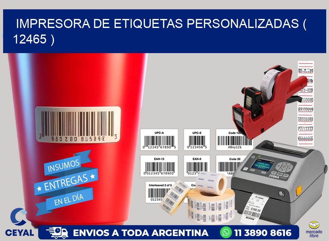 impresora de etiquetas personalizadas ( 12465 )