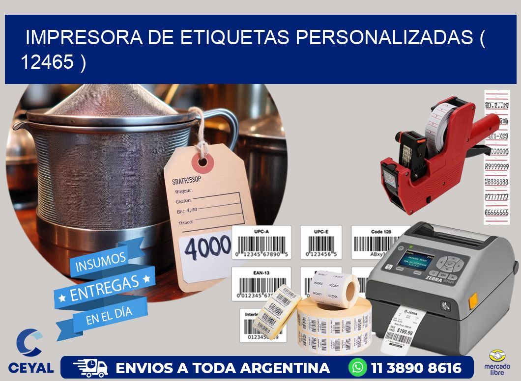 impresora de etiquetas personalizadas ( 12465 )