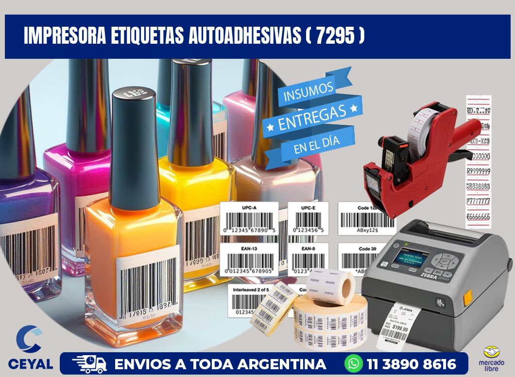 impresora etiquetas autoadhesivas ( 7295 )