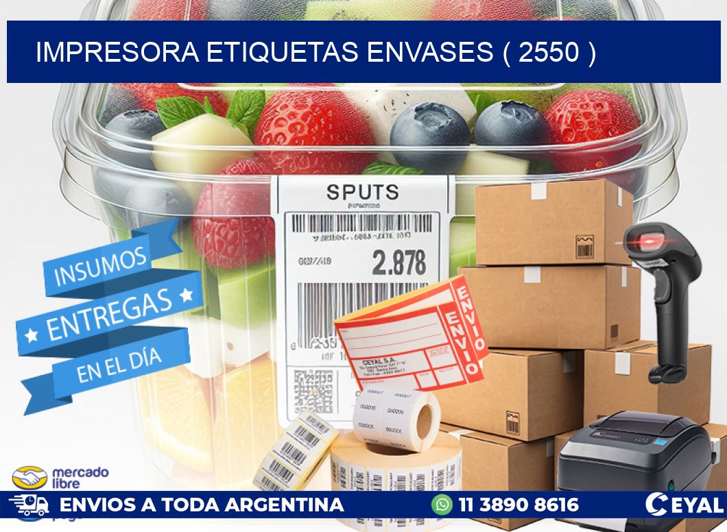 impresora etiquetas envases ( 2550 )