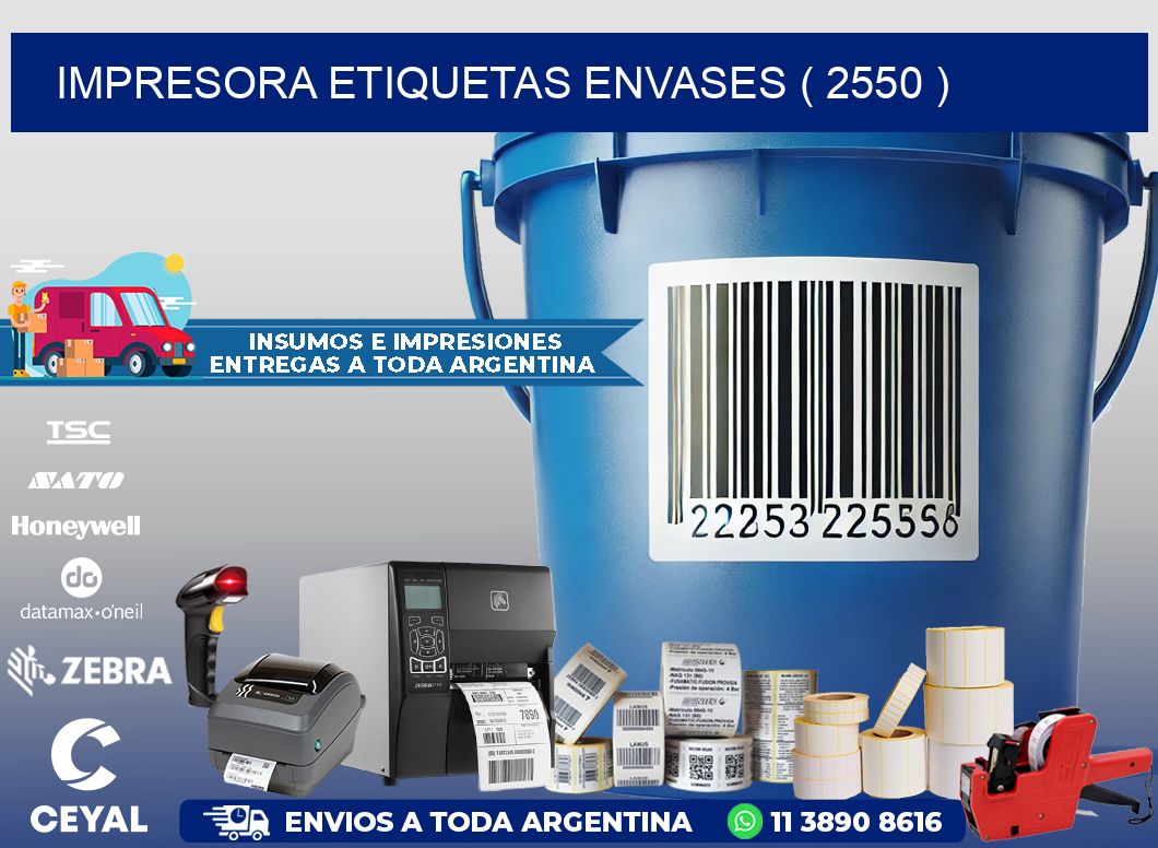 impresora etiquetas envases ( 2550 )