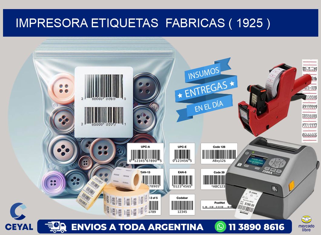 impresora etiquetas  fabricas ( 1925 )