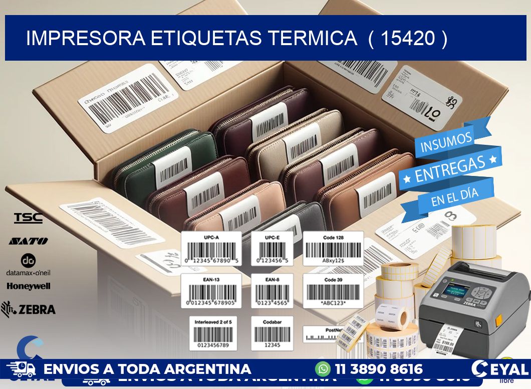 impresora etiquetas termica  ( 15420 )