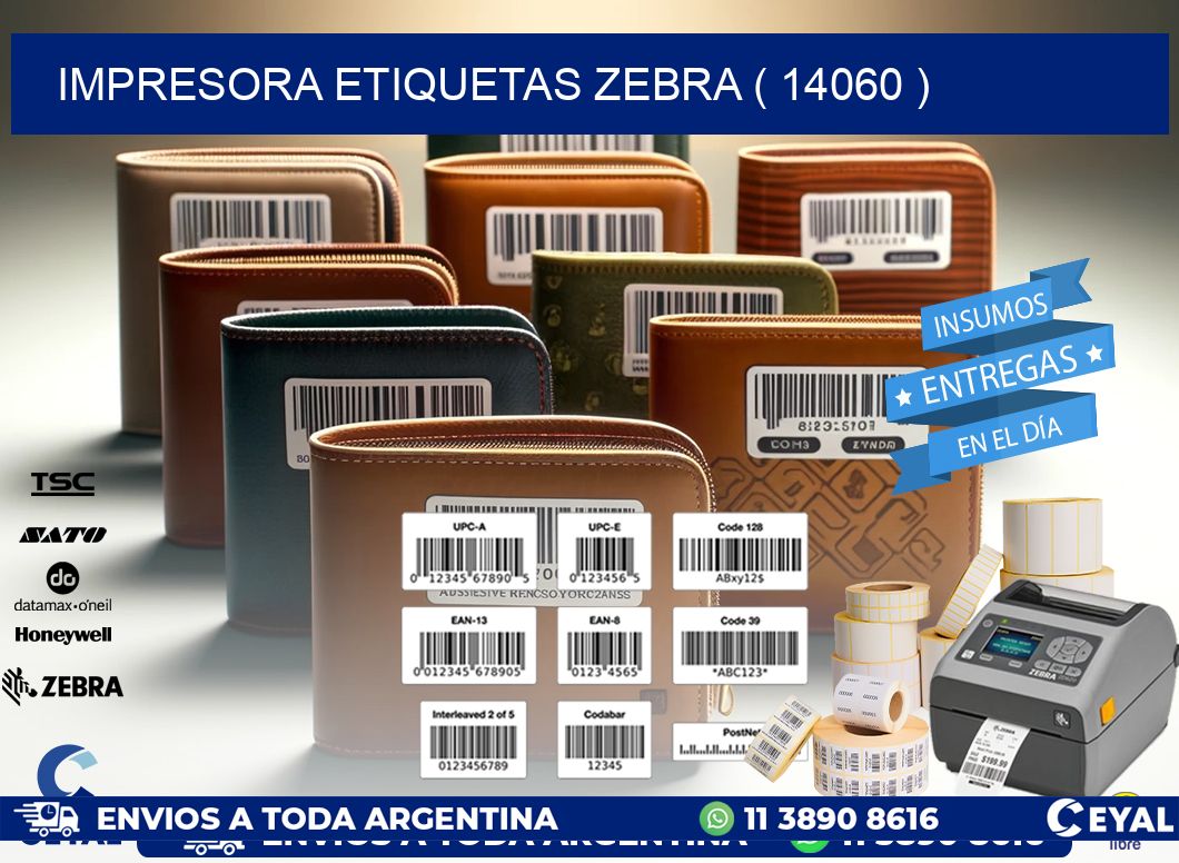 impresora etiquetas zebra ( 14060 )