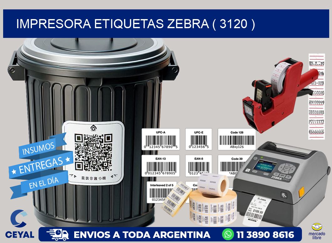 impresora etiquetas zebra ( 3120 )