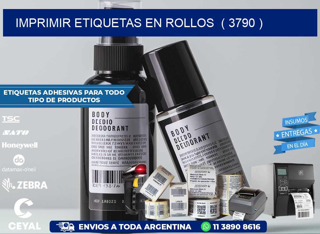imprimir etiquetas en rollos  ( 3790 )