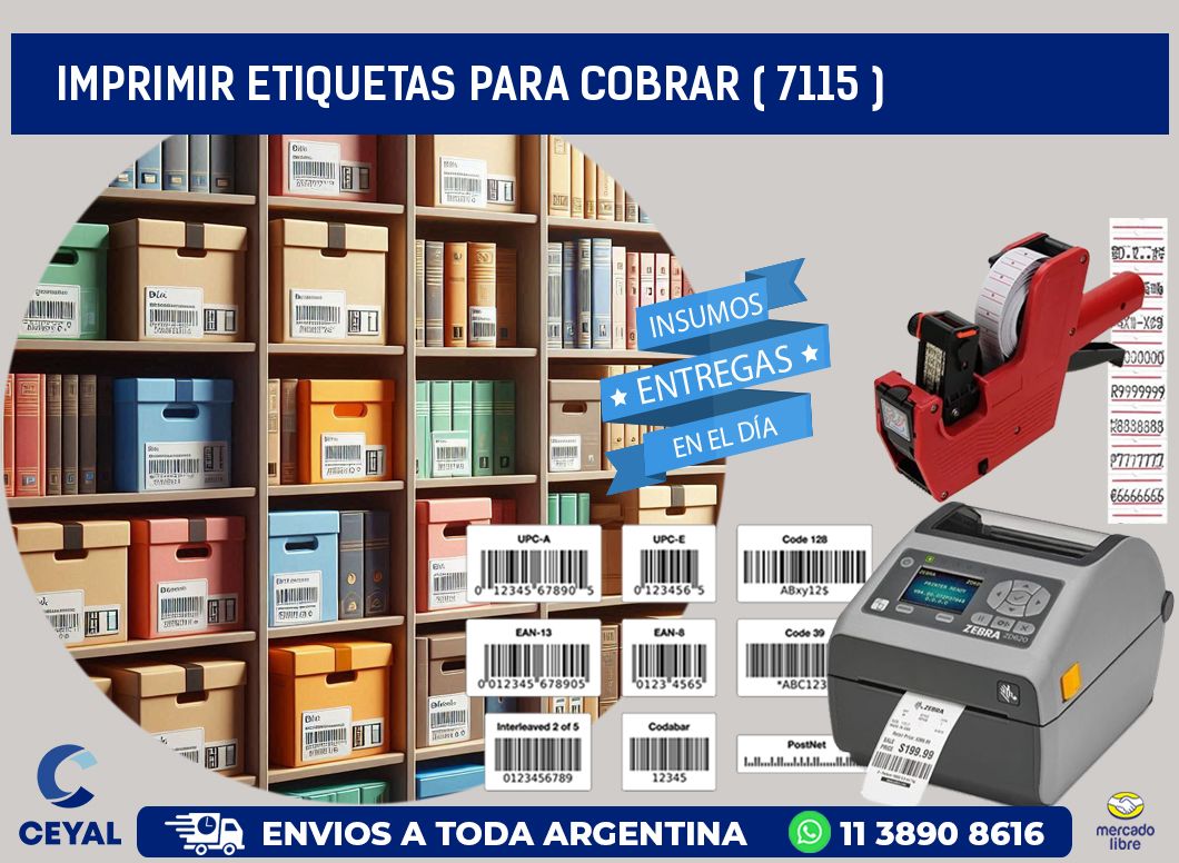 imprimir etiquetas para cobrar ( 7115 )