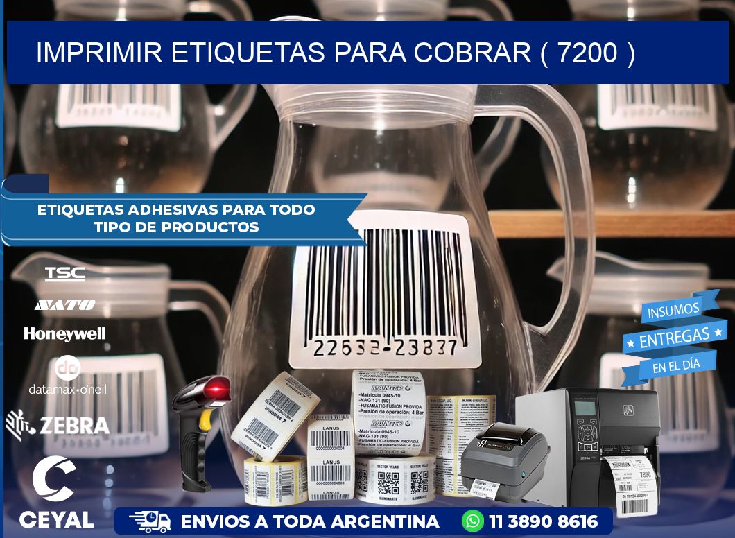 imprimir etiquetas para cobrar ( 7200 )