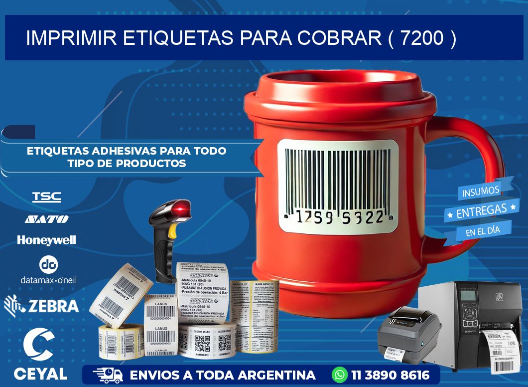 imprimir etiquetas para cobrar ( 7200 )