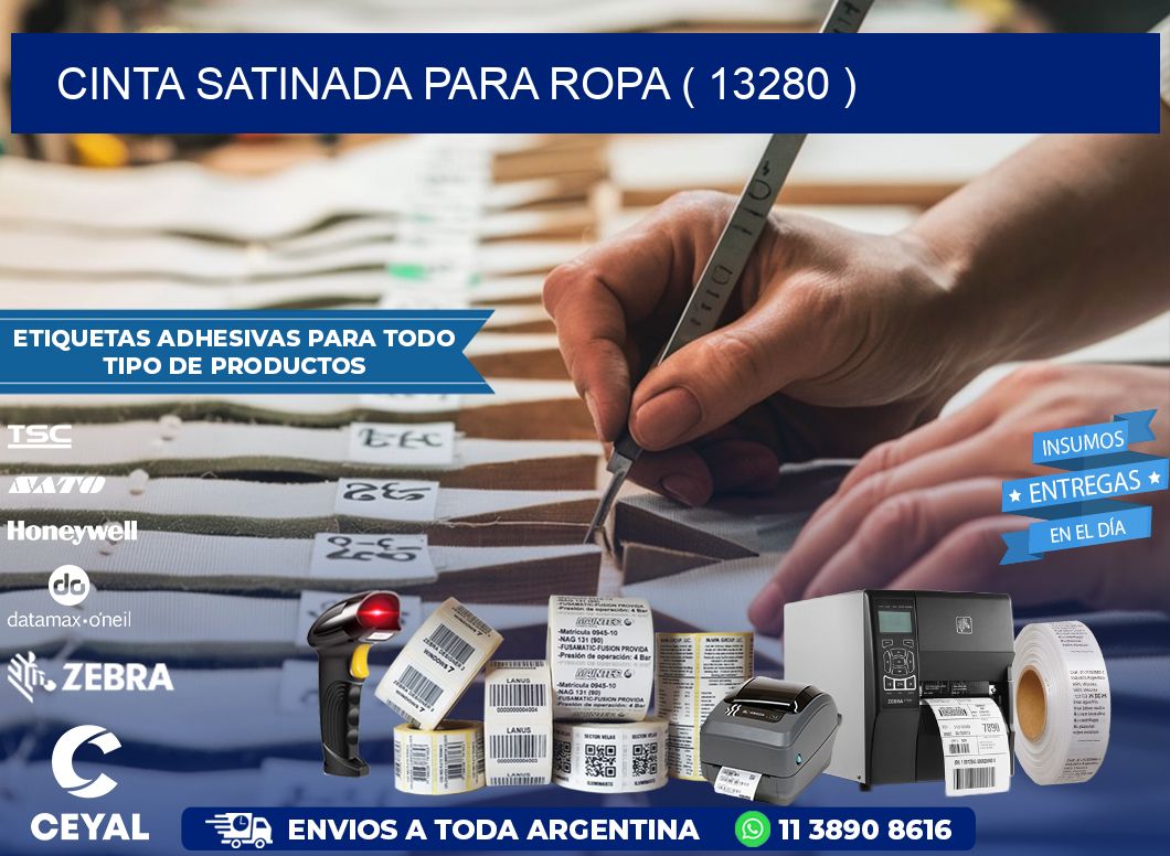 CINTA SATINADA PARA ROPA ( 13280 )