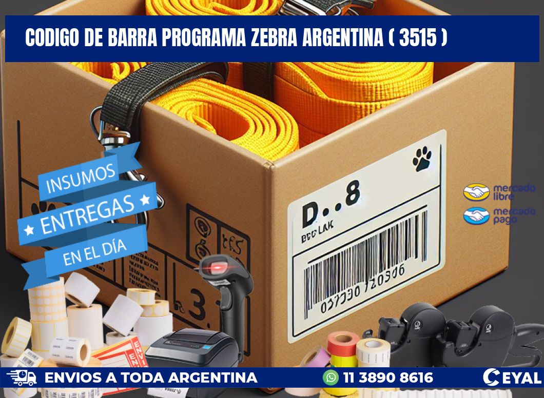 CODIGO DE BARRA PROGRAMA ZEBRA ARGENTINA ( 3515 )