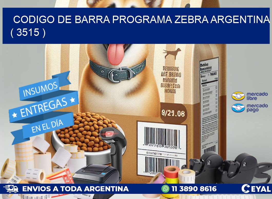 CODIGO DE BARRA PROGRAMA ZEBRA ARGENTINA ( 3515 )