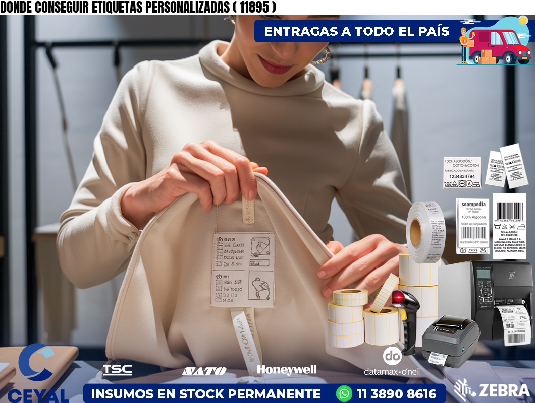 DONDE CONSEGUIR ETIQUETAS PERSONALIZADAS ( 11895 )