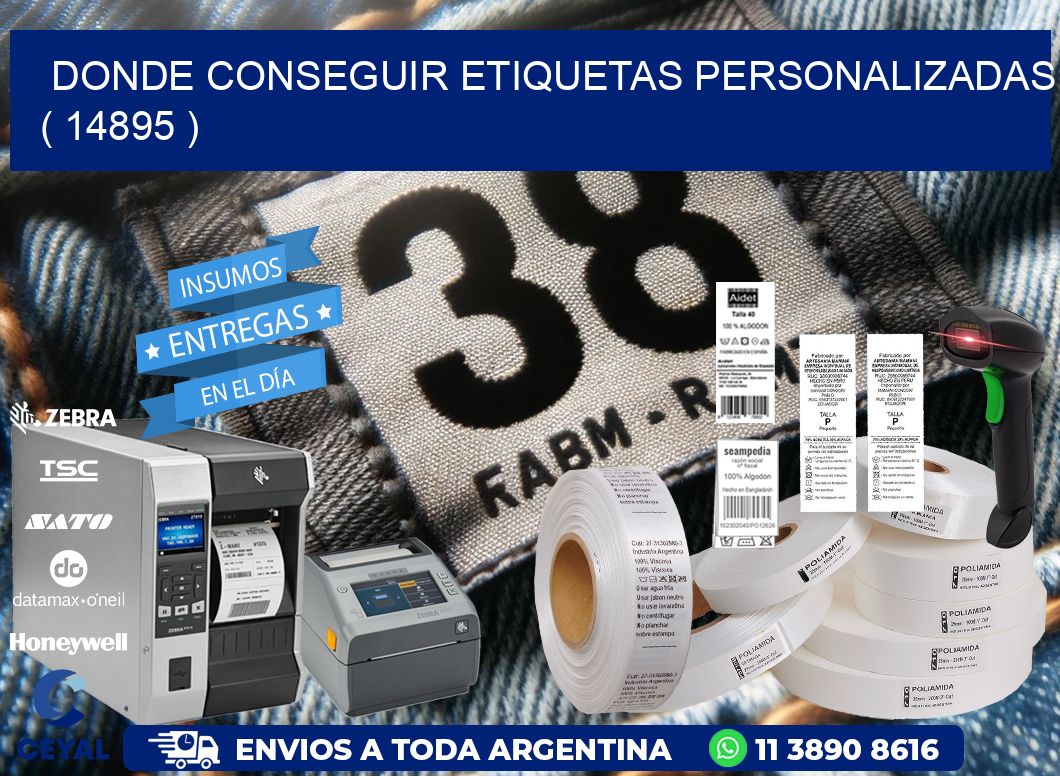 DONDE CONSEGUIR ETIQUETAS PERSONALIZADAS ( 14895 )
