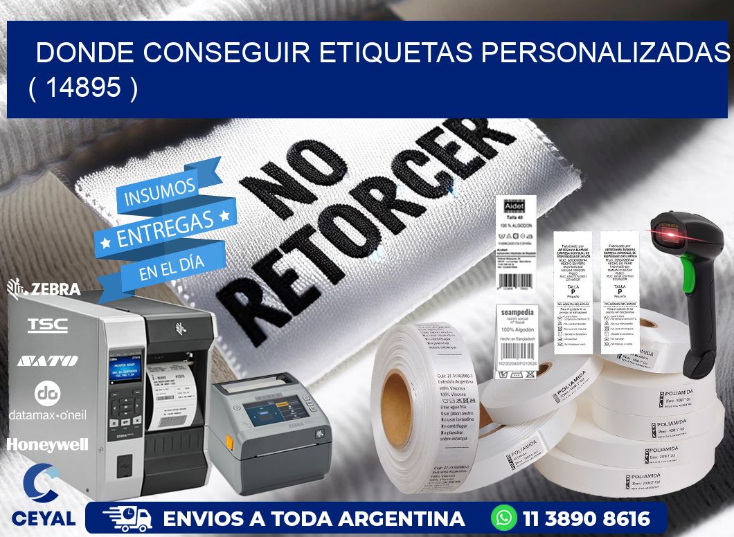 DONDE CONSEGUIR ETIQUETAS PERSONALIZADAS ( 14895 )