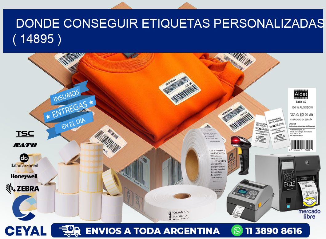 DONDE CONSEGUIR ETIQUETAS PERSONALIZADAS ( 14895 )