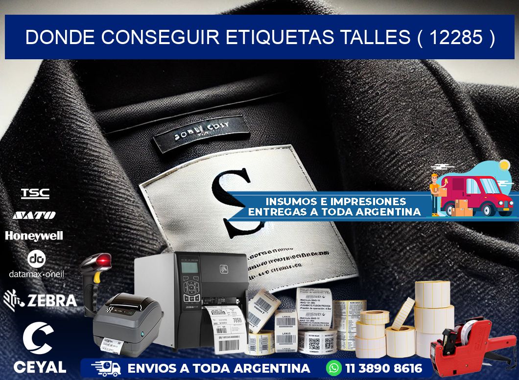 DONDE CONSEGUIR ETIQUETAS TALLES ( 12285 )