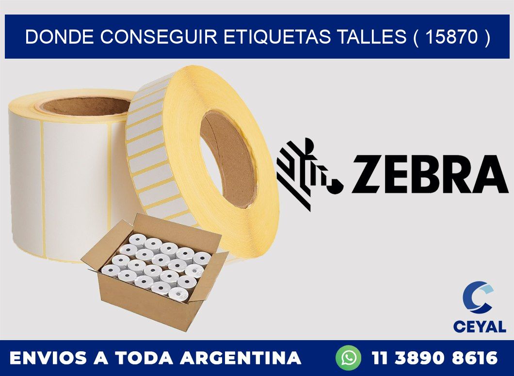 DONDE CONSEGUIR ETIQUETAS TALLES ( 15870 )