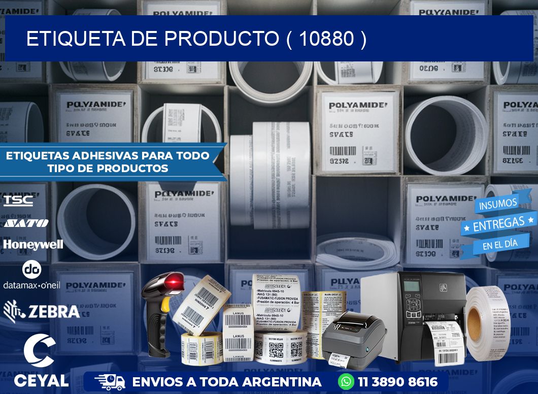 ETIQUETA DE PRODUCTO ( 10880 )