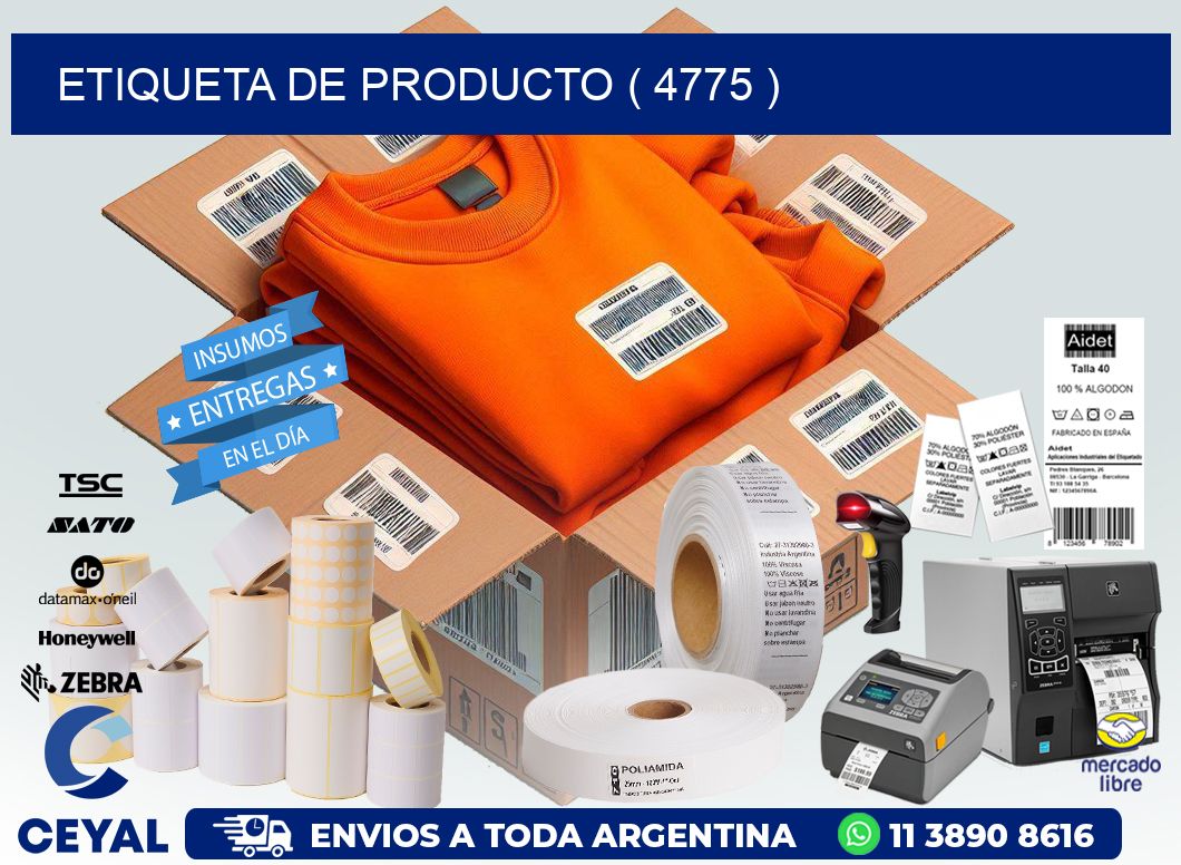 ETIQUETA DE PRODUCTO ( 4775 )