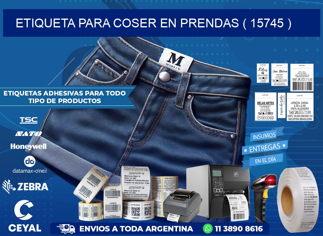 ETIQUETA PARA COSER EN PRENDAS ( 15745 )