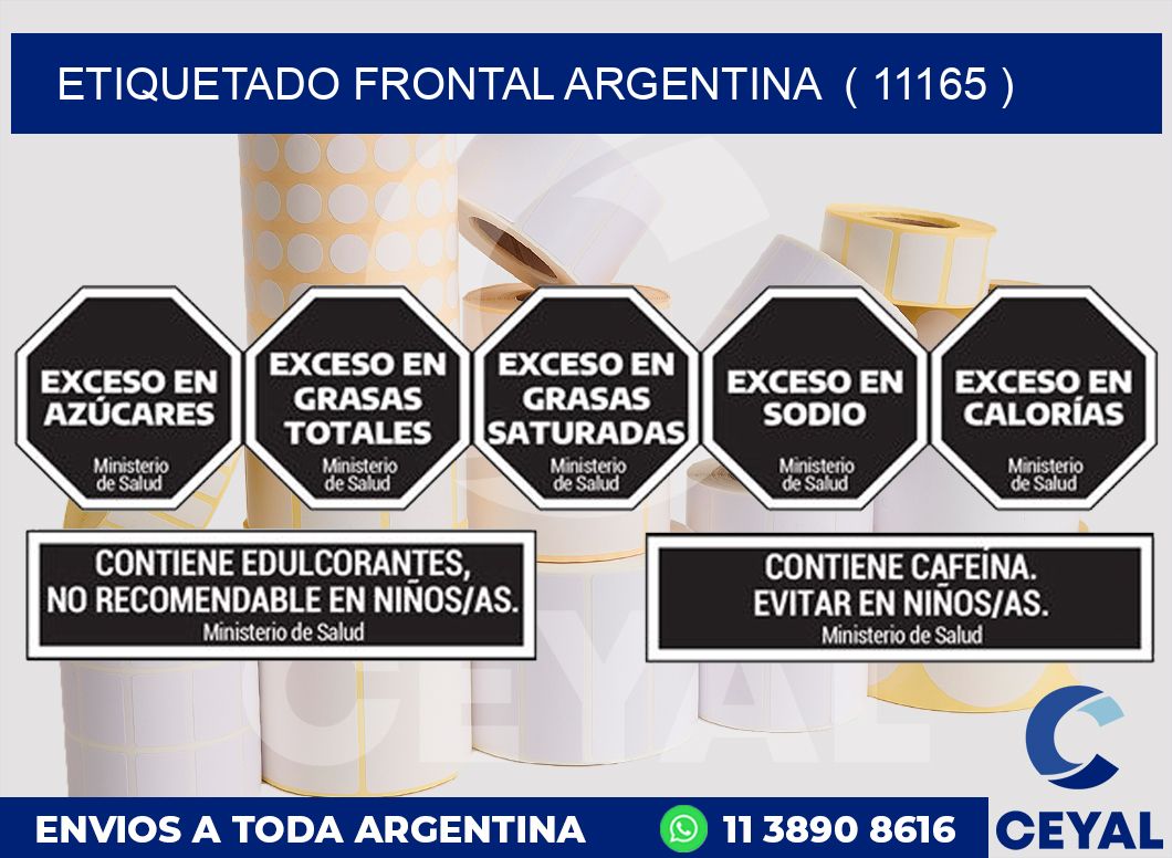 ETIQUETADO FRONTAL ARGENTINA  ( 11165 )