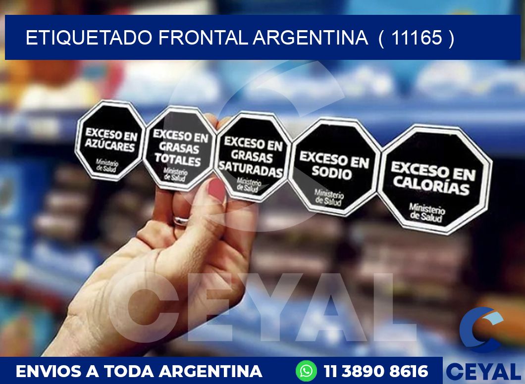 ETIQUETADO FRONTAL ARGENTINA  ( 11165 )