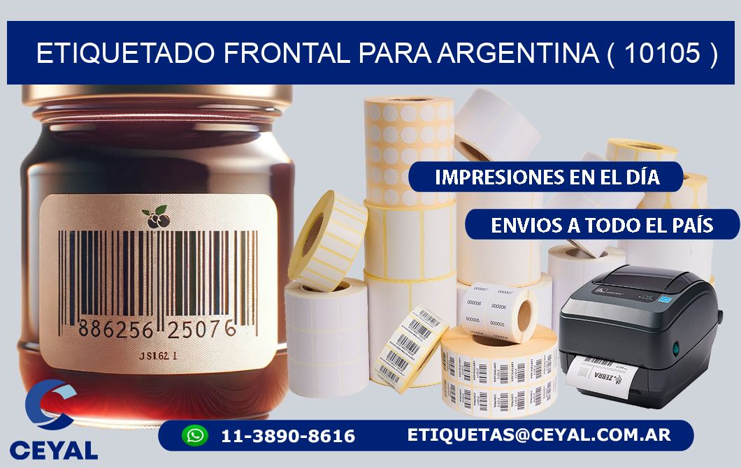 ETIQUETADO FRONTAL PARA ARGENTINA ( 10105 )