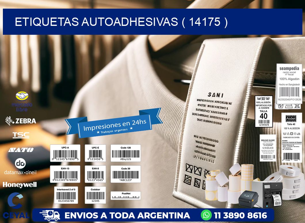 ETIQUETAS AUTOADHESIVAS ( 14175 )