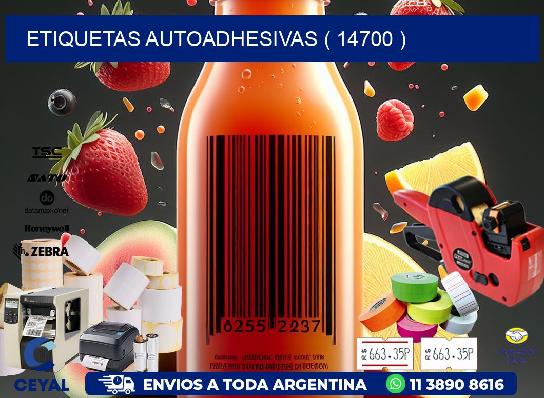 ETIQUETAS AUTOADHESIVAS ( 14700 )